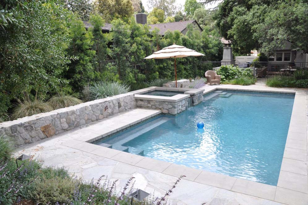Lush Garden and Pool