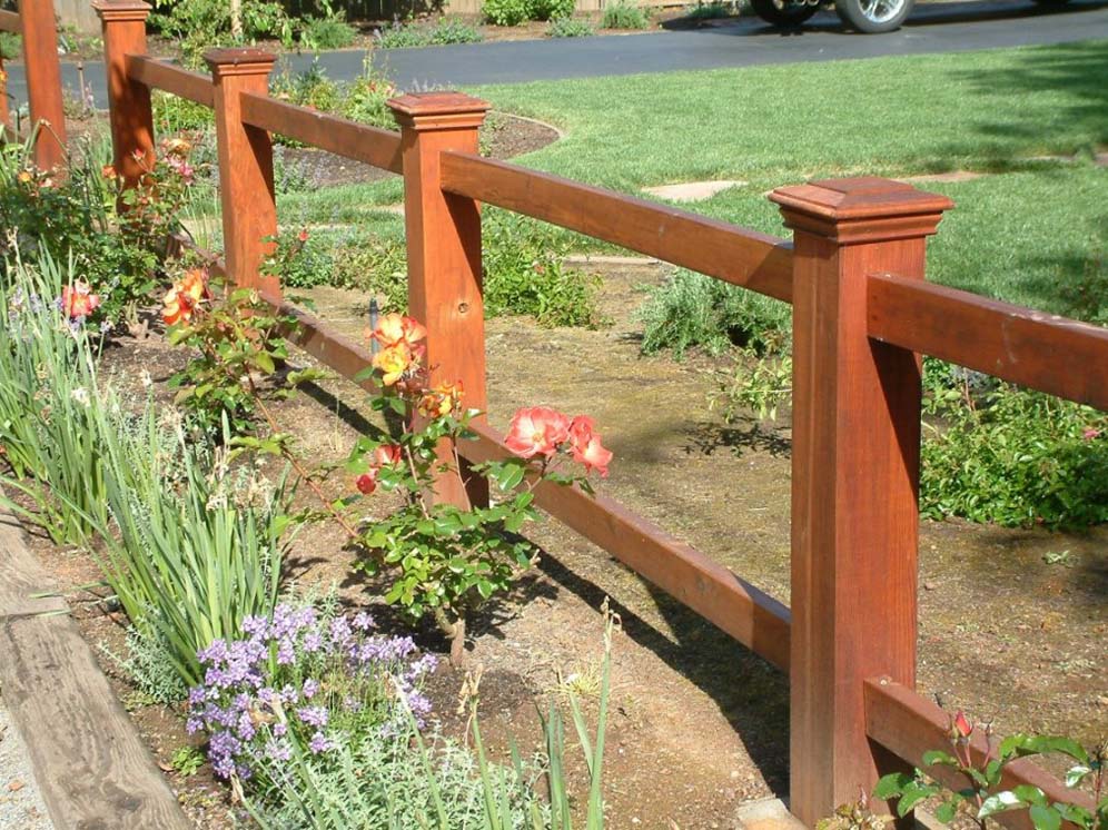 Polished Split Rail Fence